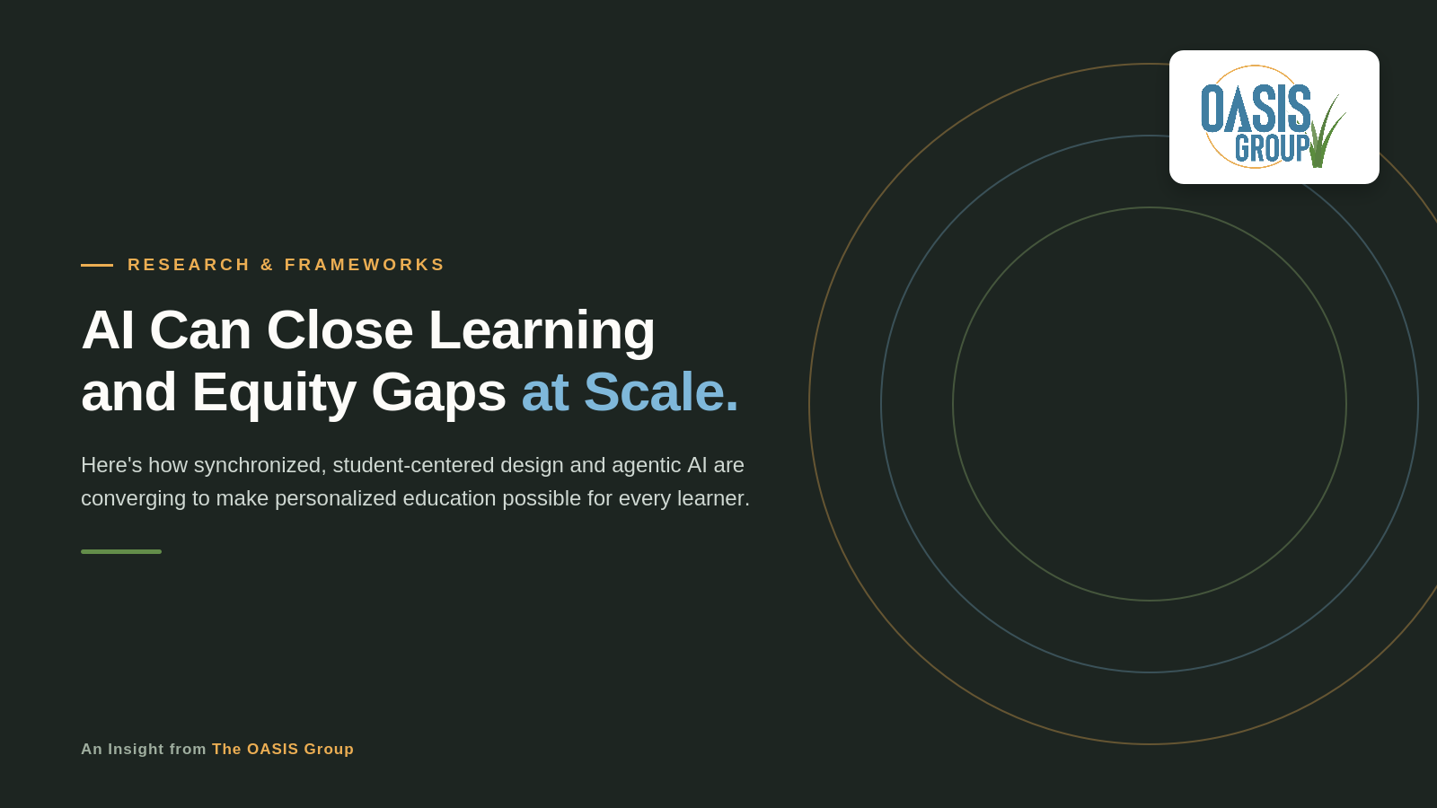 AI Can Close Learning and Equity Gaps at Scale. Here’s How
