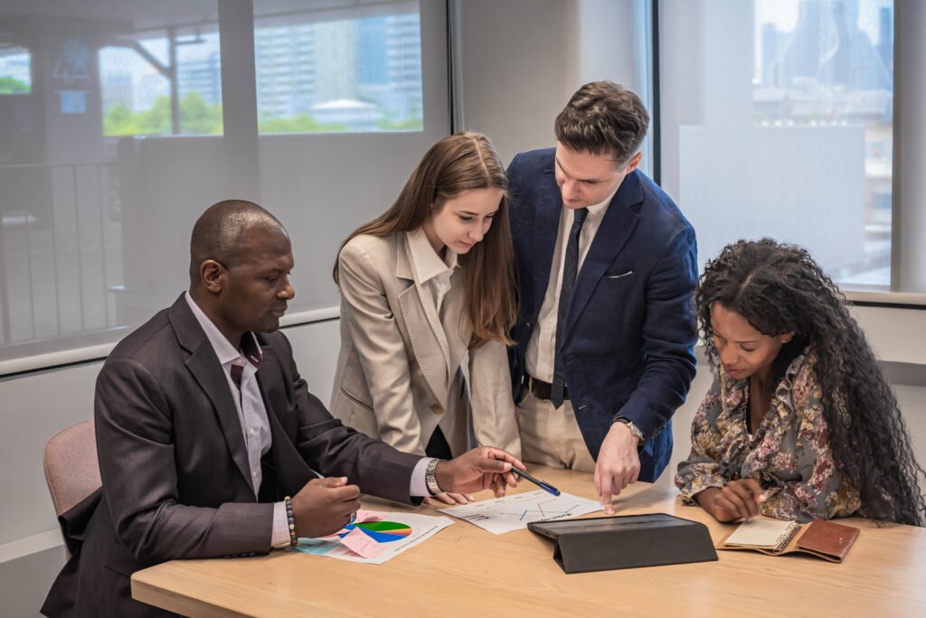 STEMM Diverse team meeting